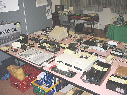 The exhibition tables