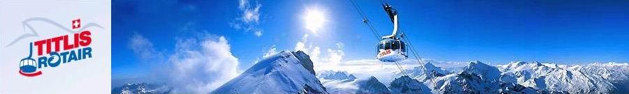 Engelberg-Titlis - Mount Titlis (10'000 ft / 3'020 m) with glacier