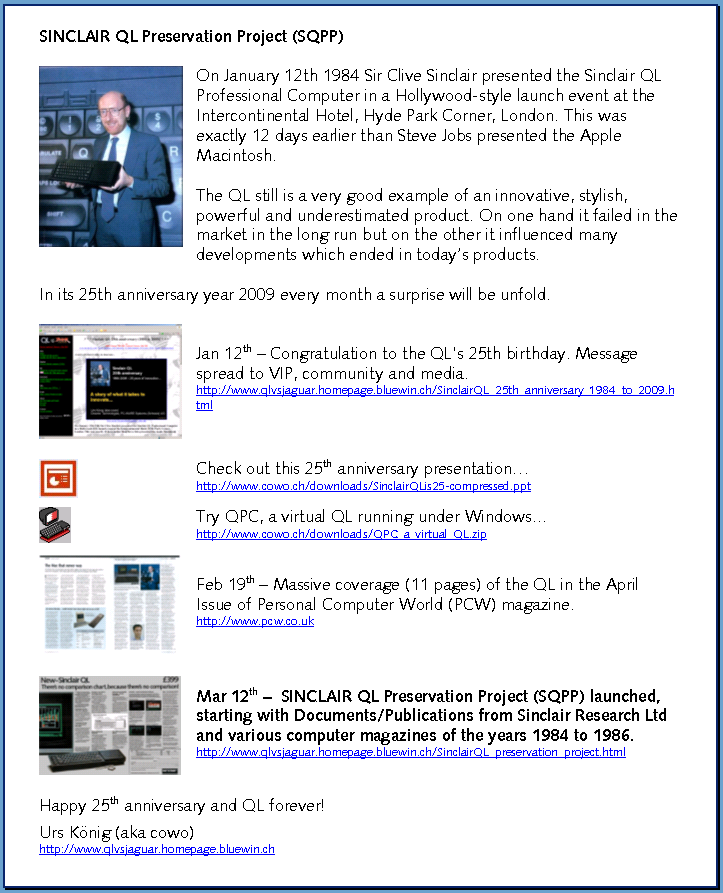 Sinclair QL Preservation Project (SQPP)
